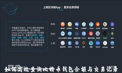 
如何高效查询比特币钱包余额与交易记录