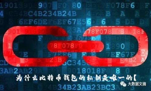 为什么比特币钱包的私钥是唯一的？
