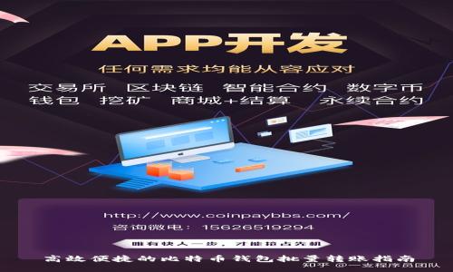 高效便捷的比特币钱包批量转账指南