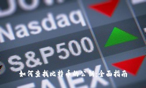 如何查找比特币的公钥：全面指南